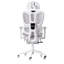 Fauteuil de jeu en filet blanc Sport AIRFLEX2.0 - Support lombaire ergonomique et hauteur réglable pour adultes