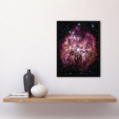 NASA James Webb Space Telescope Prelude To Supernova Wolf-Rayet Star - Single Picture Frame Print