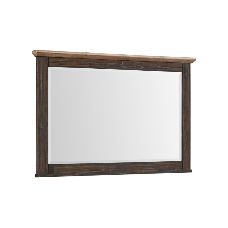 Raashid Rectangular Wood Mirror