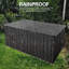 Boîte de rangement verrouillable en métal avec serrure noire Primestok-101939615
