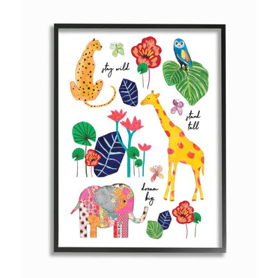 «Jungle Animal Illustration» par Jennifer McCully, reproduction d'art graphique