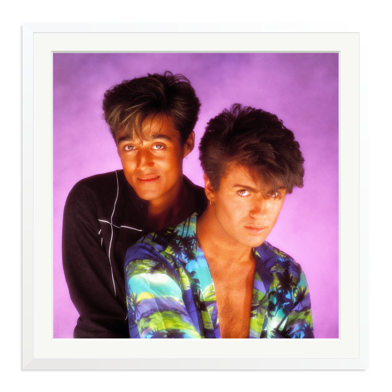 Wham! in London 1983, White, 33" H x 33" W