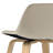 Randolph Upholstered Bentwood Mid-Century Modern Bar & Counter Stool with Chrome Footrest-968411484