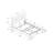 Bed, Bedroom, Upholstered, Frame Only, Transitional-81366564-81366561