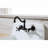 Kingston Brass Vintage Double-Handle 2-Hole Wall-Mount Bridge Kitchen Faucet-11178637