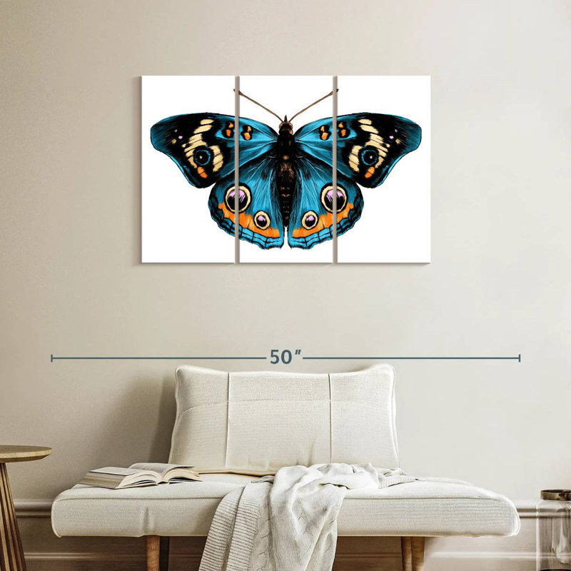 Brampt Butterfly Symmetry, H 24 po x l 38 po