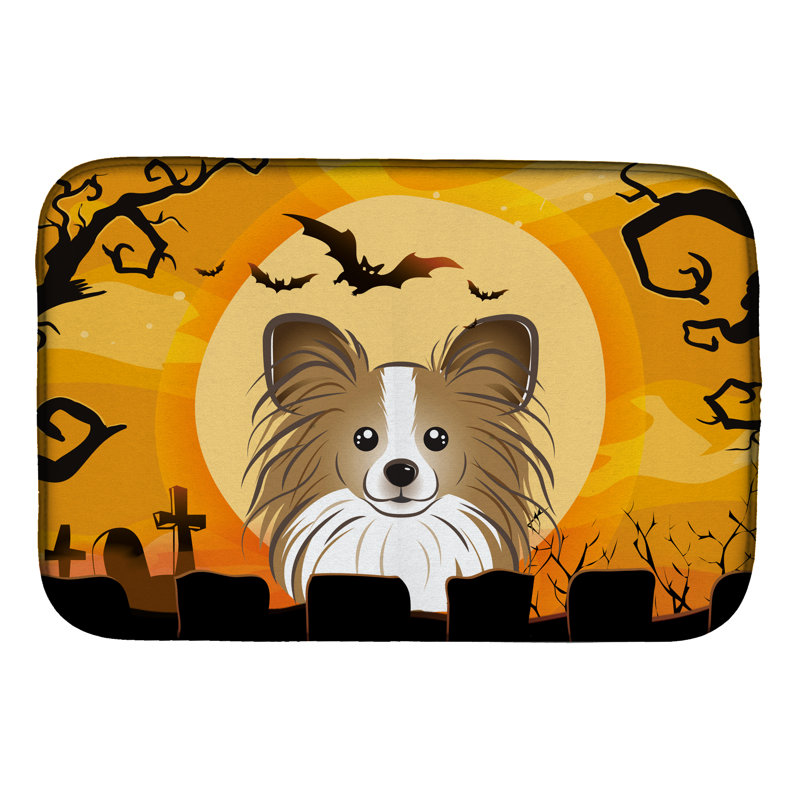 Tapis de séchage halloween papillon