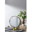 Grand plateau miroir argenté D18x2 "Valentina-927943253