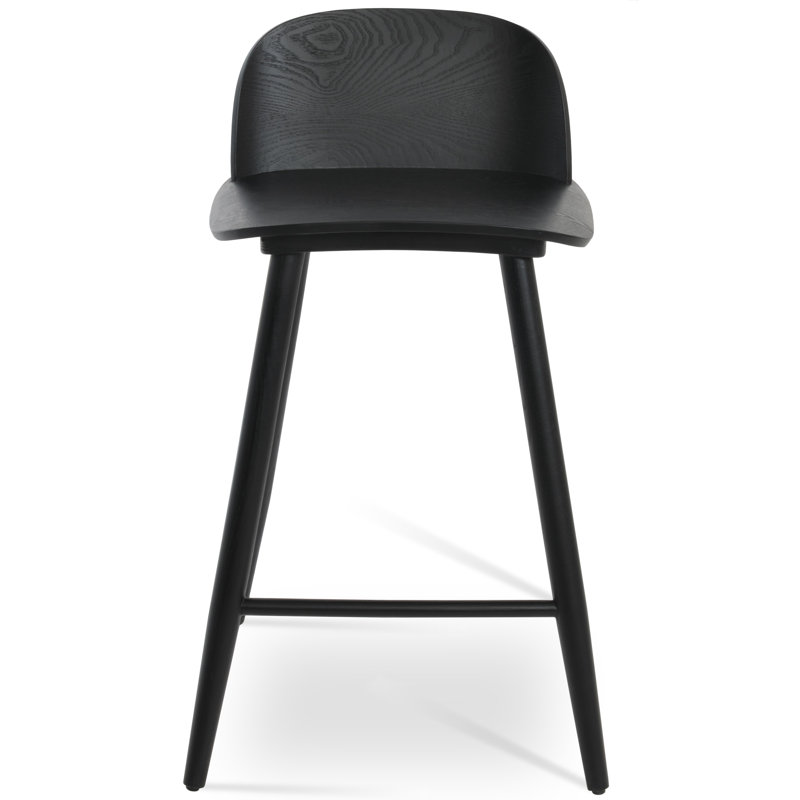 Janelle Bar & Counter Stool, Bar Stool (29.5" Seat Height), Black
