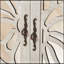 Armoire décorative avec 2 portes en miroir en acrylique