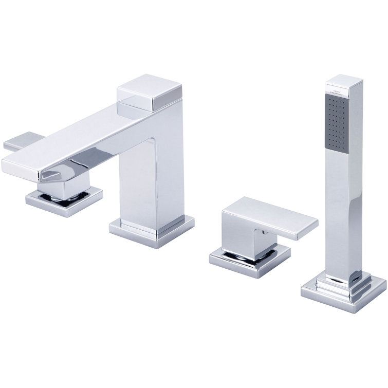 Mod 2 Handle Deck Roman Tub Faucet with Diverter