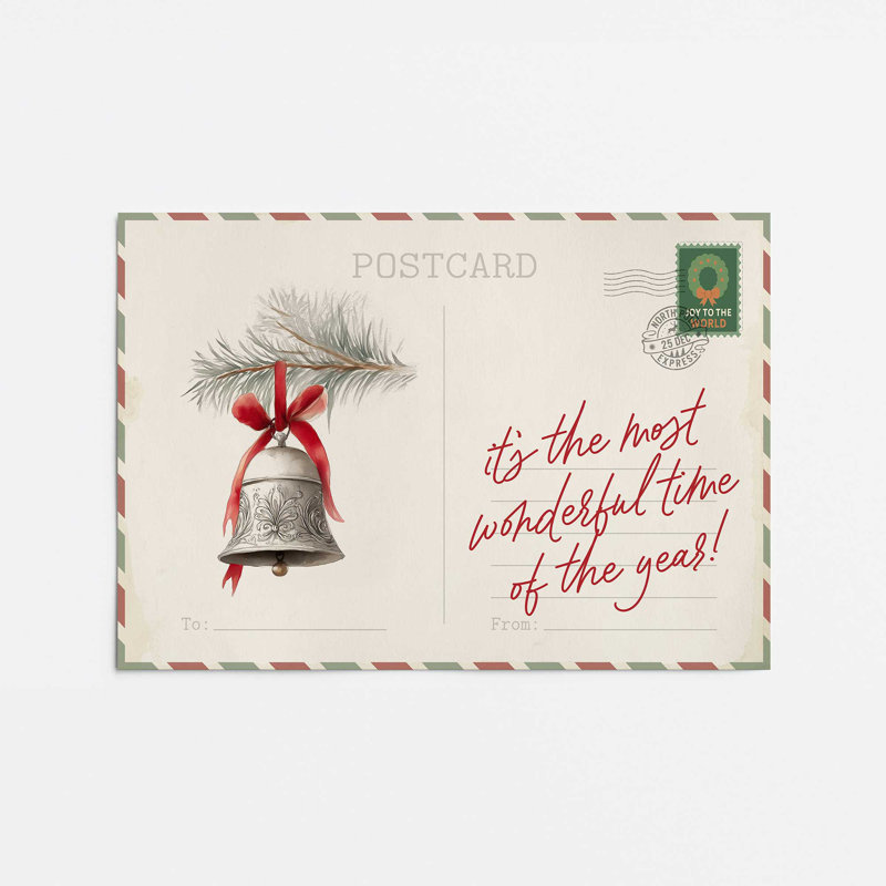 «Bells of Christmas Cheer», reproduction d'art, 18 po x 24 po, Sans cadre