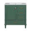 Meuble-lavabo 30 po vert