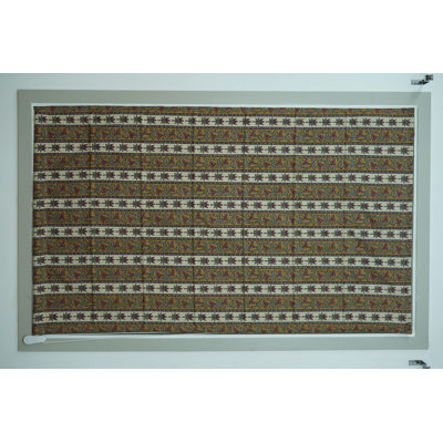 Handmade Roman Shades – Traditional Prints, Timeless Beauty, Lakshmi Border, Red
