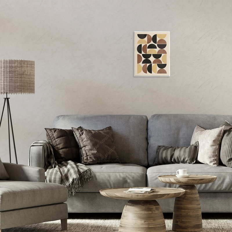 Art mural Mid-Century beige par Nina Blue