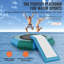 Videur gonflable VEVOR, trampoline aquatique récréatif de 10 pieds, plateforme de bain portative-99445624