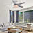 52" Crystal Ceiling Fan with Lights-1519667945