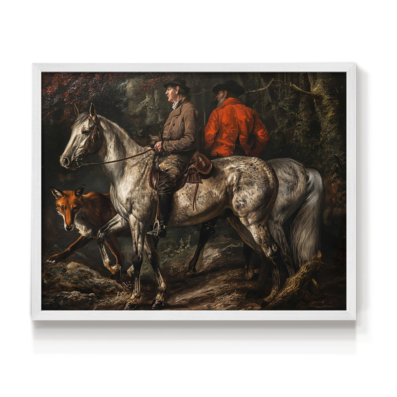 Faune - LXVII - Reproduction encadrée - Restickable, H 22 po x l 28 po, Blanc