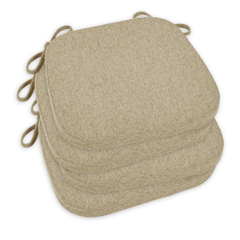 Coussin de chaise d'intérieur 1,5 po, Naturel