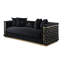 Ensemble de salon noir Stella-10002839