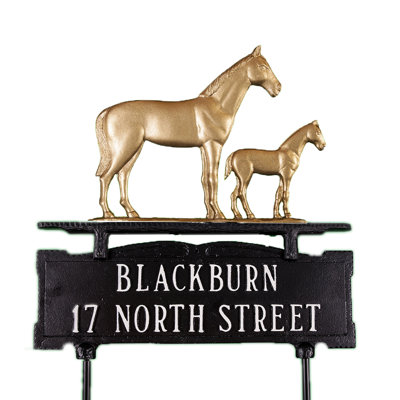 2-Line Lawn Address Sign