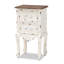 Table de chevet 2 tiroirs Audet