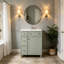 Meuble-lavabo autoportant 24 po avec lavabo en céramique et armoire de rangement 24 po-1073520873