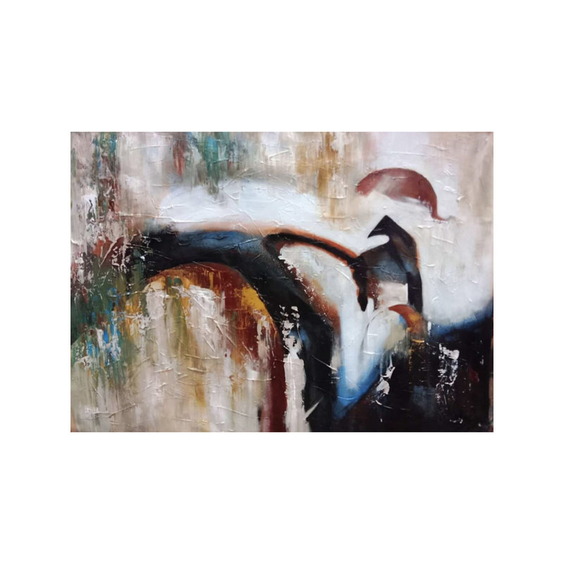 Un morceau de roche - Abstrait | Acrylique sur toile | Par Anant Roop Art Studio