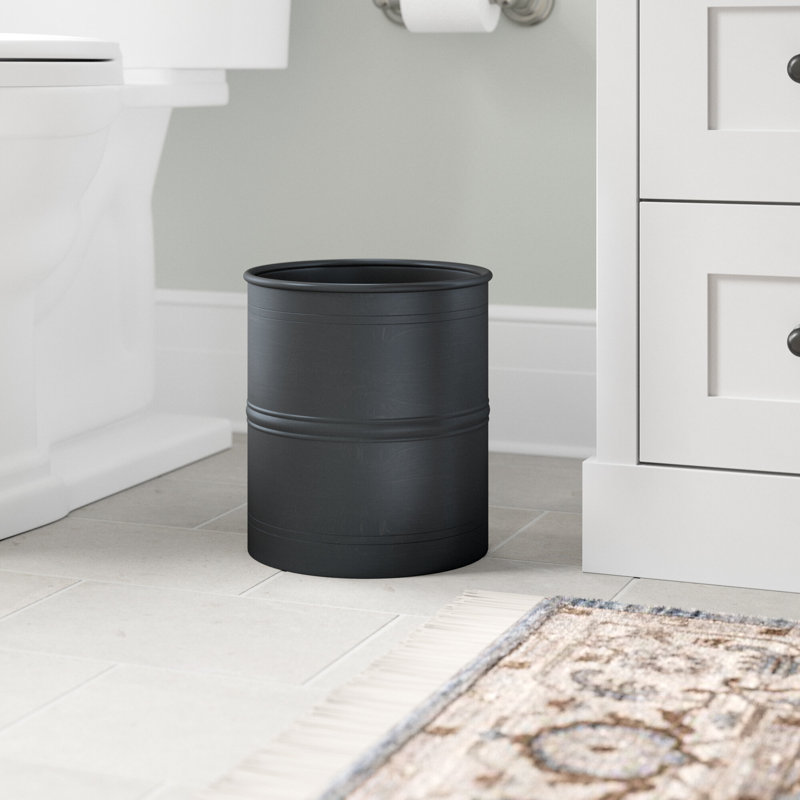 Metal Open Waste Basket - 1.88 Gallons