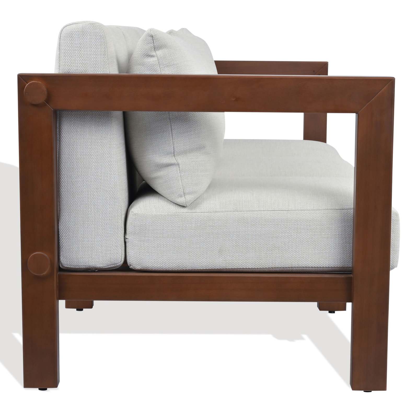 Olivia 94" Eucalyptus Patio Sofa