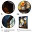 "Bathroom" sarcelle, reproduction d'art sur toile-1359404701-1359404691