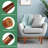 8 Pack Solid Wood Furniture Legs With Mounting Hardware, Non-Slip Pads For Sofa, Cabinet, Chair, Dresser, And DIY Projects