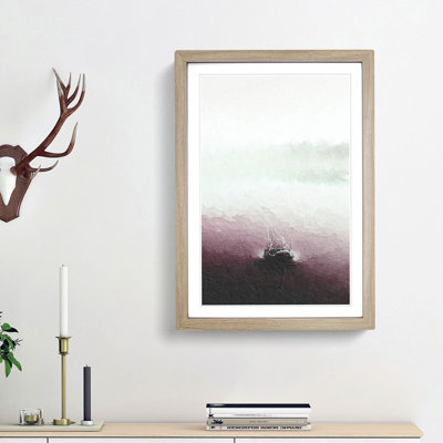 Drop of Water in the Lake - Picture Frame Painting Print