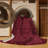 Machine Washable Solid Red Area Rug-1887375923