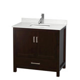 Sheffield 36" Freestanding Single Bathroom Vanity with Quartz Top