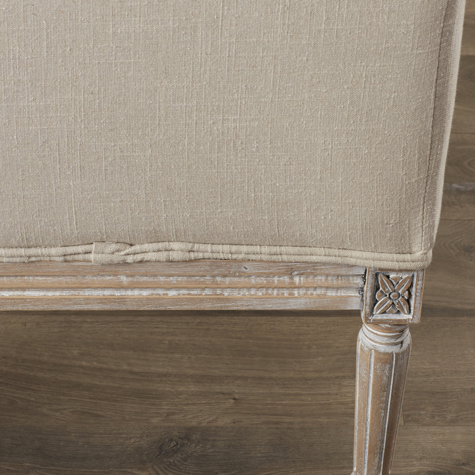 Rowena Armchair, Tan Striped