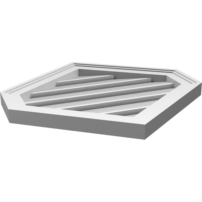 Pente verticale verticale en uréthane 9 pi, H 22 po x l 22 po x P 1,5 po