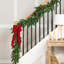 Pre-Lit Mixed Noble Spruce Garland - 9' X 14" - Clear Lights