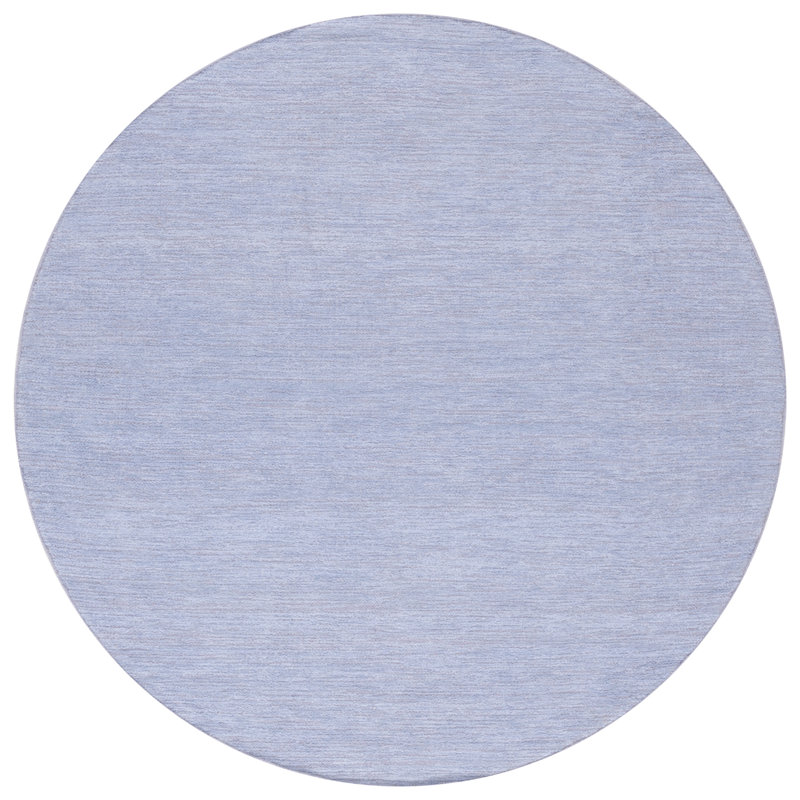 Dotsero Handtufted Recycled Cotton & Viscose Rug in Lilac, Round 6'