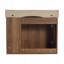 Meuble-lavabo mural de 28 pouces avec lavabo en céramique blanche et porte à fermeture en douceur, peu encombrant et élégant-129187281