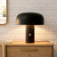 Lampe de table moderne et élégante à DEL avec poignée rotative en laiton 12 po Baek Anita-295808626-295808637