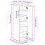 6 Pair Shoe Storage Cabinet