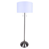 Lylah 2 Light Floor Lamp With White Shade
