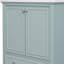 Ensemble de meuble-lavabo avec lavabo, armoire de salle de bain multifonctionnelle avec portes et tiroir, armoire de salle de bain avec tablette réglable-1233526252