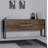 Draylen 70,87" Metal Frame Sideboard with 3 Drawers and 2 Doors-1515509141