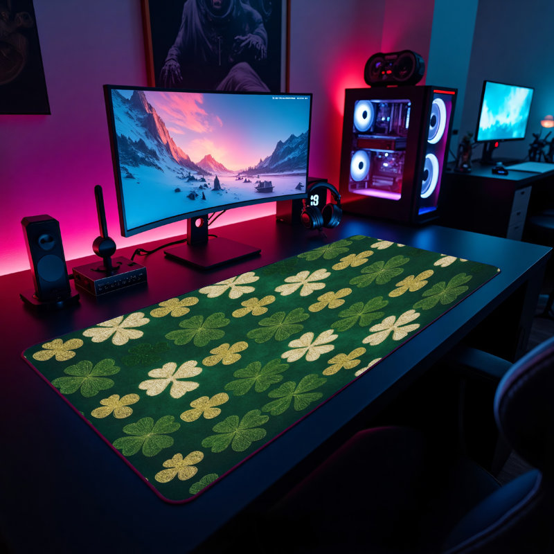 Polyester Desk Pad, 14.4x12.1