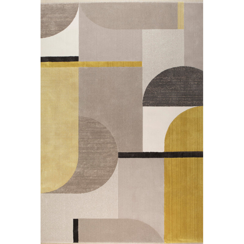 Hilton Geometric Area Rug, Rectangle 5' x 7'5"