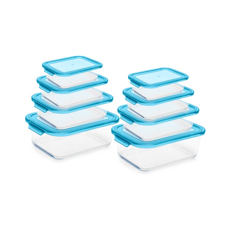 Prep & Savour Caryna Glass Food Storage Container - Set of 7