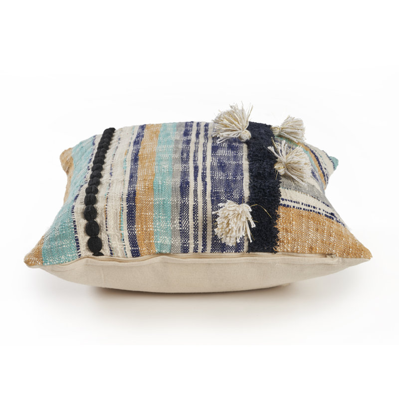 Patchwork Cotton Throw Pillow