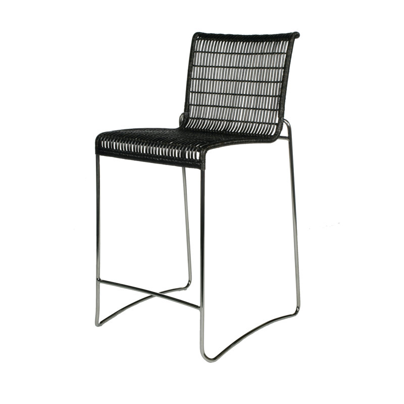 Joseba Counter Stool with Metal Frame, Bar Stool (29.5" Seat Height)